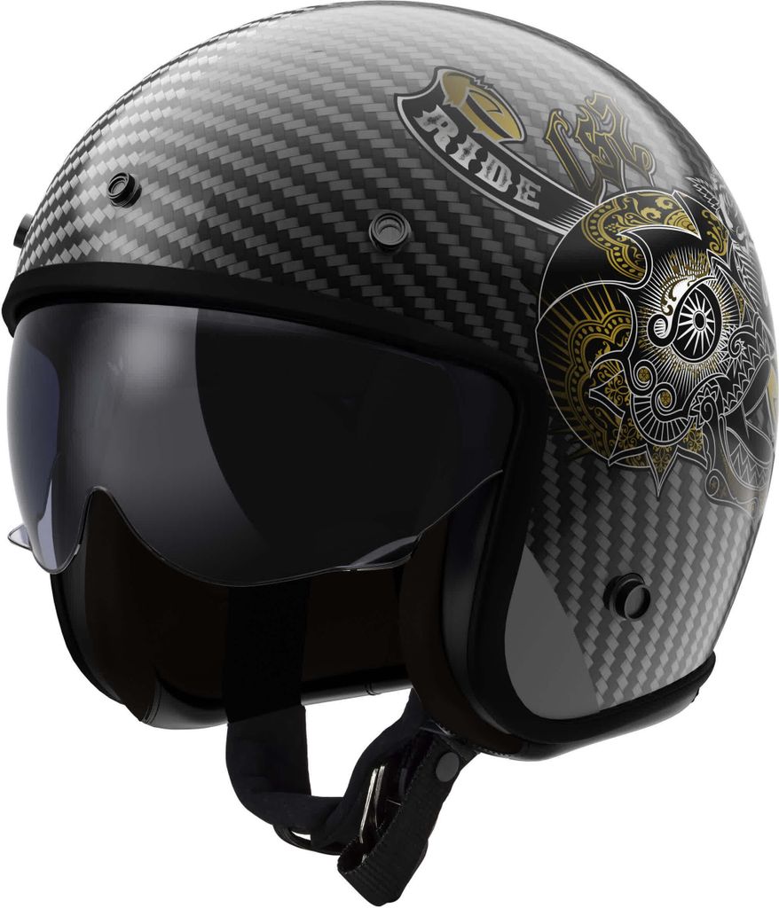 LS2 OF601 Bob II Carbon Custom Jethelm, carbon, XS (53/54)