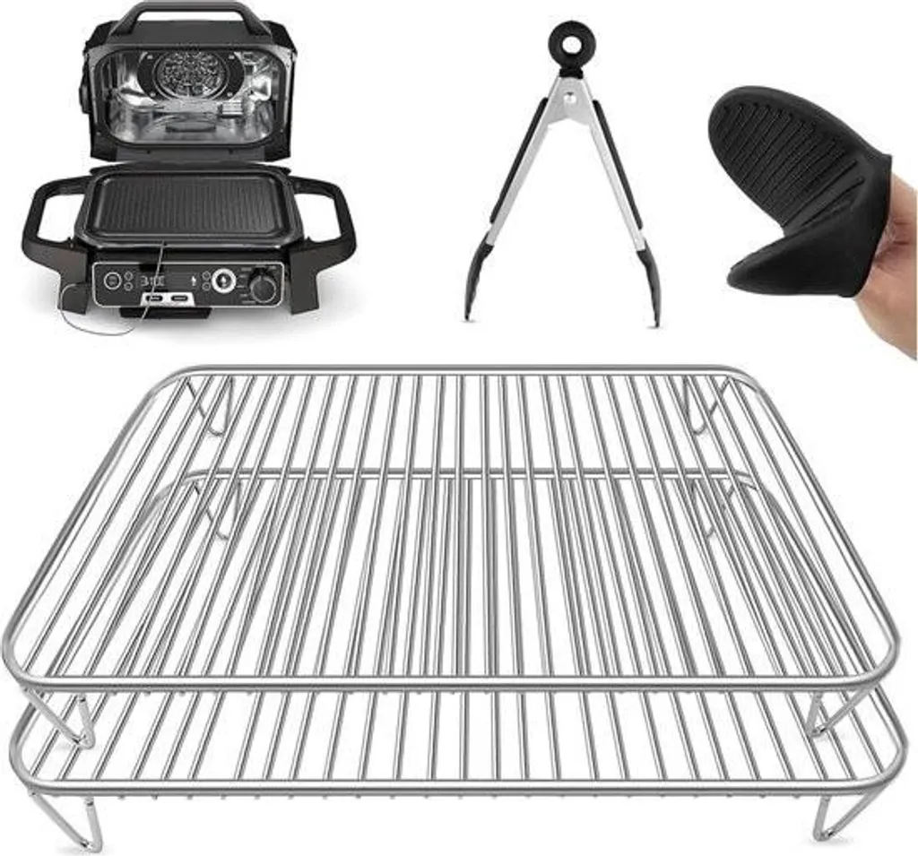 2 Griglie Inox per Ninja Woodfire OG701EU OG751EU | Accessori BBQ
