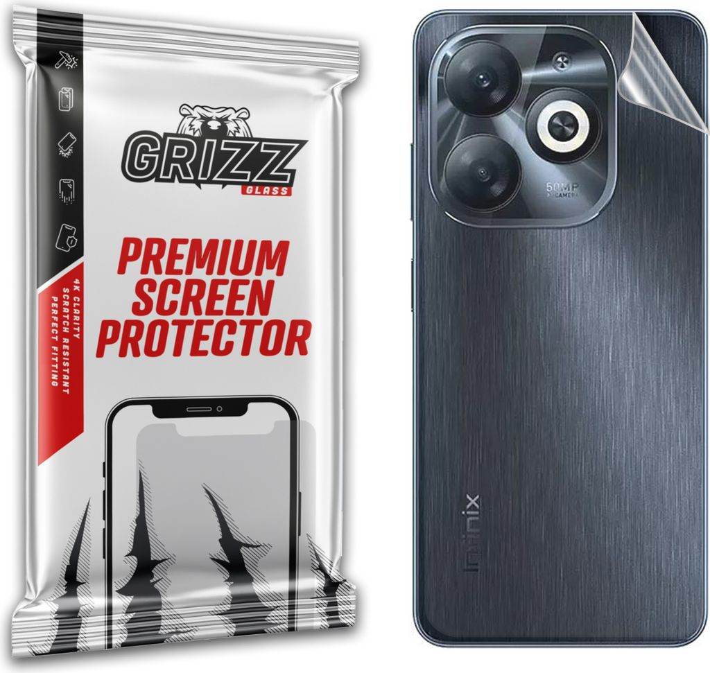 Folie auf der Rückseite GrizzGlass UltraSkin für Infinix Smart 8 Pro