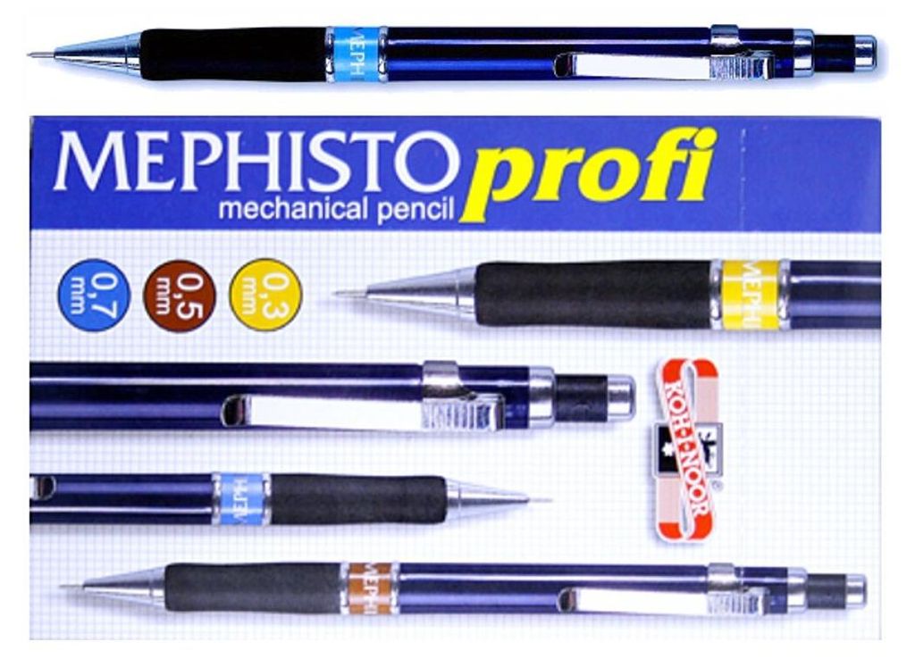 Druckbleistift "Mephisto Profi" 0,7 x 60 mm Feinmine - Gradation B -