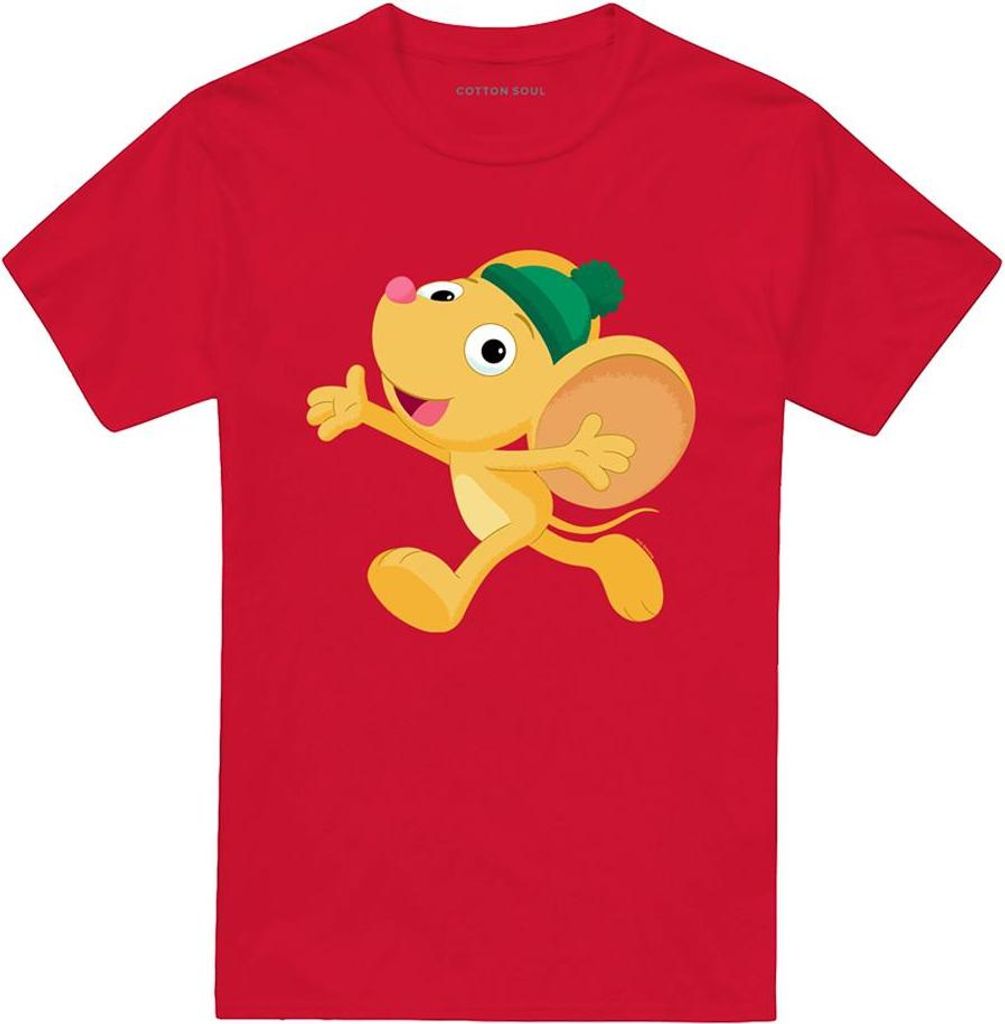 Sesame Street - "Furry Friend Little Mouse" T-Shirt für Herren/Damen Uni TV26941 (XXL) (Rot)