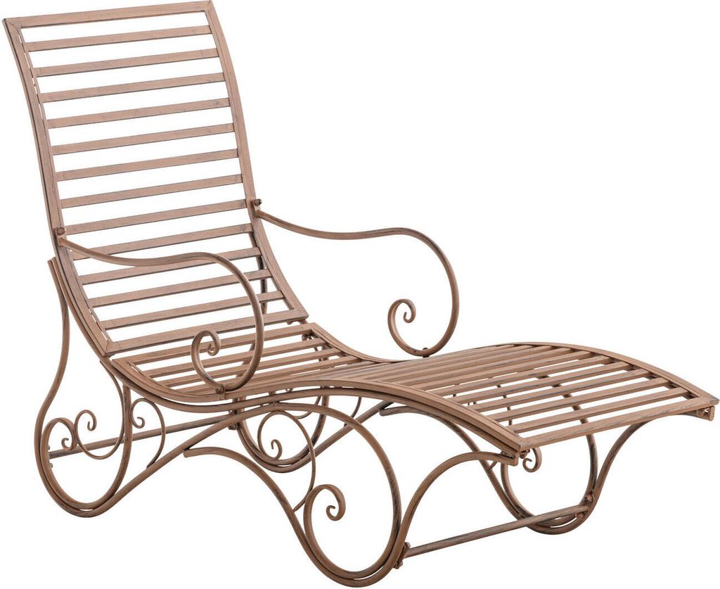 Gartenliege HLO-CP4 antik braun