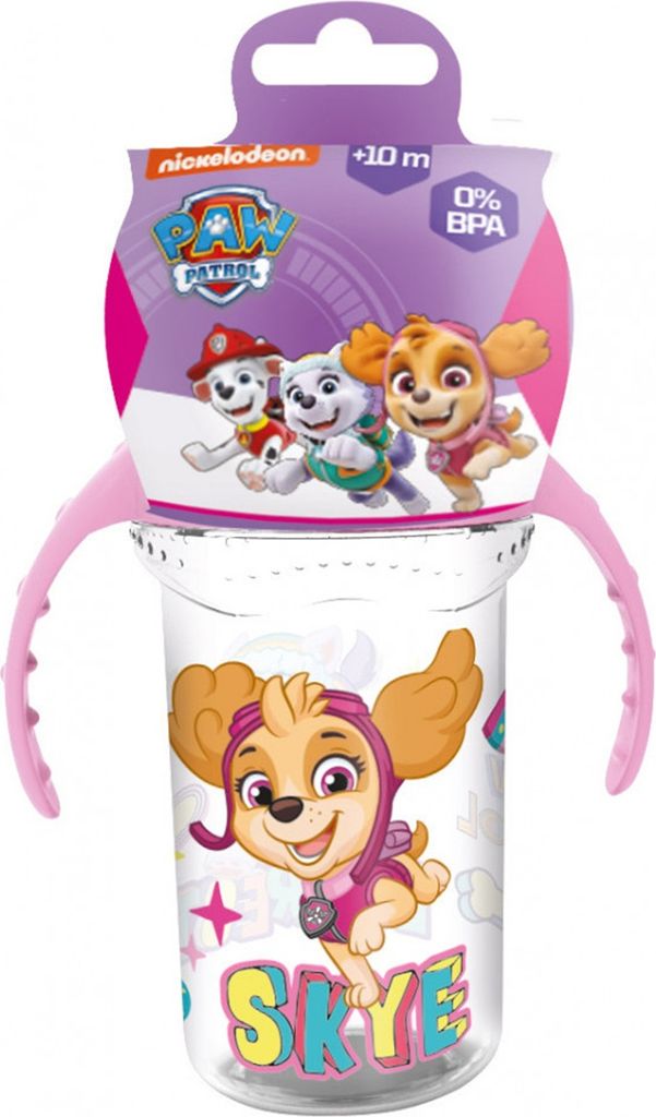 Paw Patrol Lernbecher 330 ml weiß rosa Produktbild 