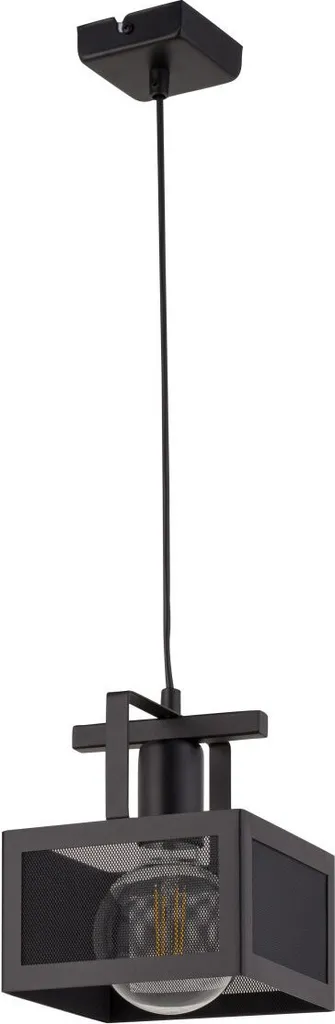Lampe suspendue Albert Sigma Lighting E27 noire industrielle pour salon