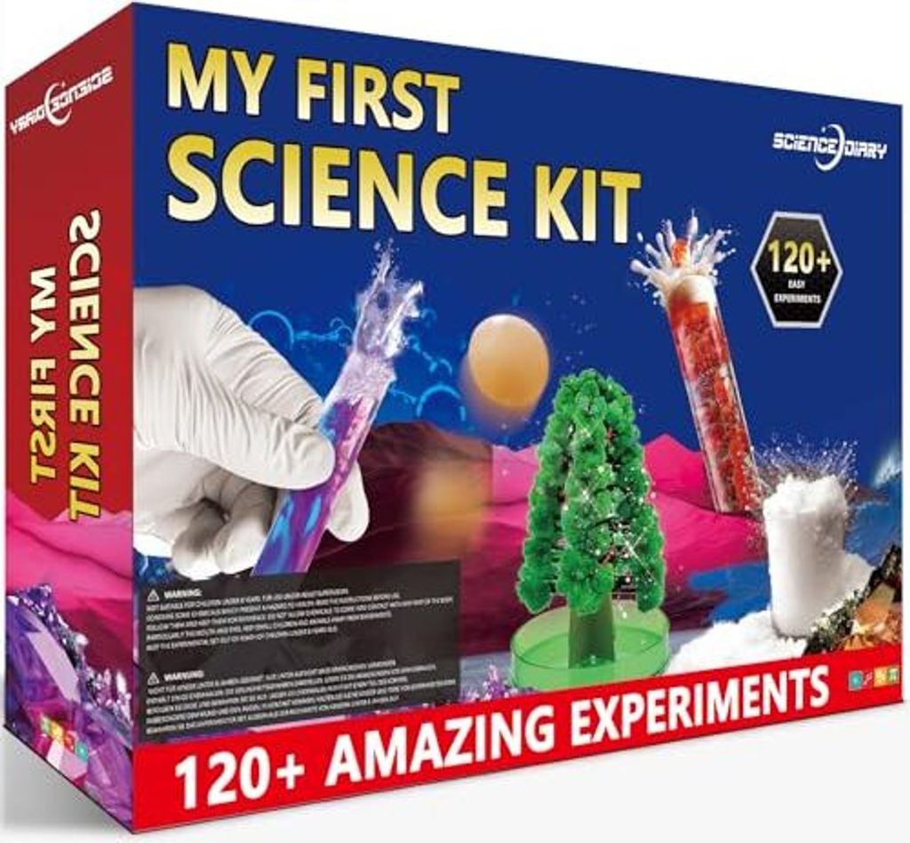Meine ersten 120 Experimente Kinder - Experiment Box & Chemie Building Kit, Labor -Set, Wissenschaft Experimentieren, coole lustige Geschenke Spielzeu