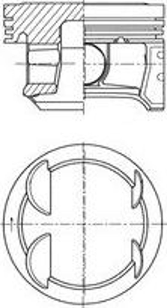 KOLBENSCHMIDT 41006600 Kolben für OPEL Corsa D Schrägheck (S07) Corsa E Schrägheck (X15) Adam (M13) für VAUXHALL Corsa Mk III (D) Schrägheck (...