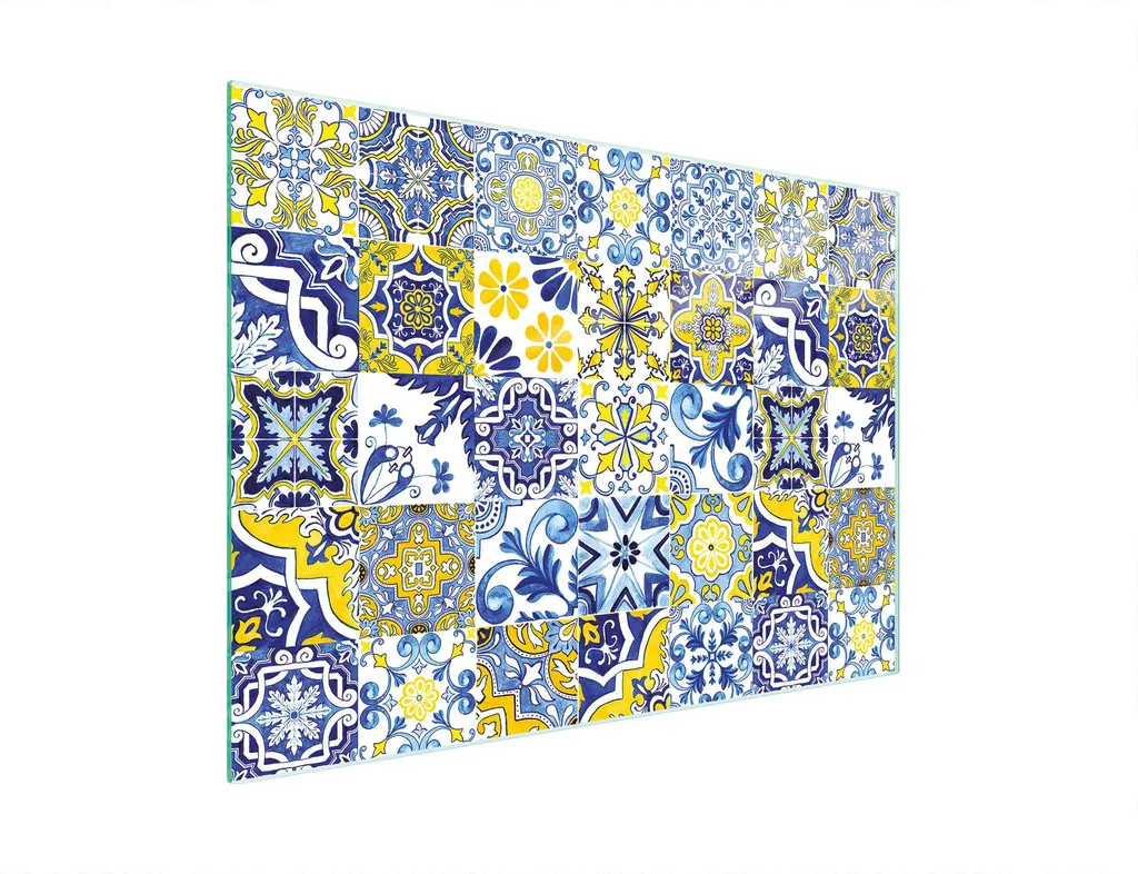 Idea Regalo Cucina: Tagliere Vetro Mosaico 30x22 cm Colorato