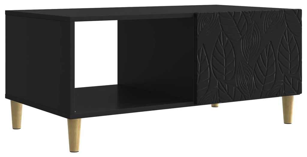 Couchtisch Schwarz 90 x 50 x 40 cm Holzwerkstoff