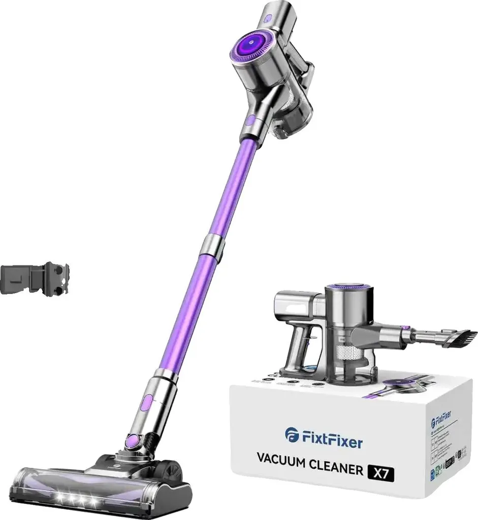 Aspirateur sans fil spécial poils d'animaux 55 KPA et moteur 400W UE