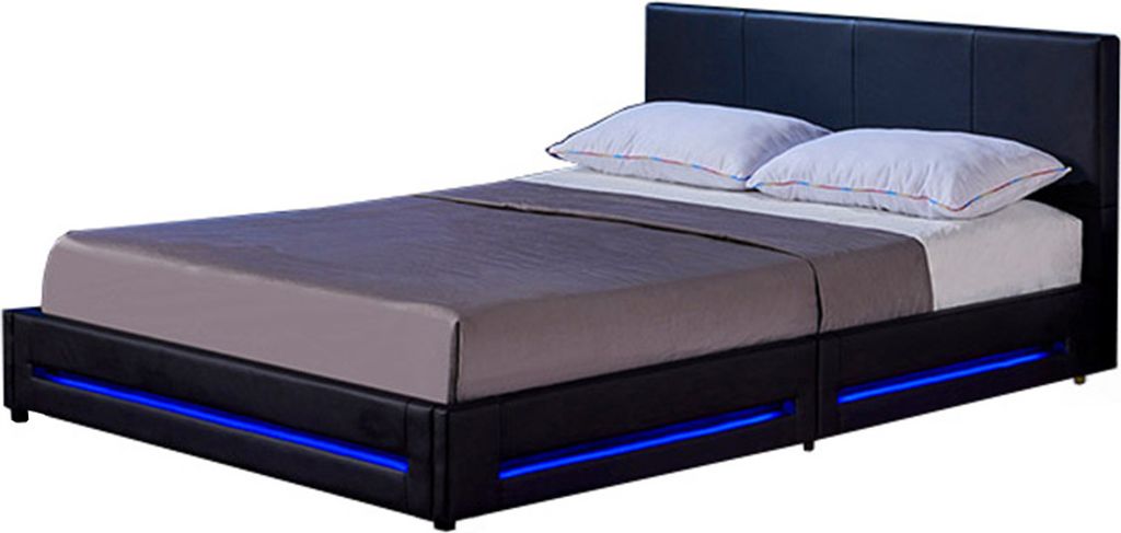 Lit LED ASTEROID - choix des variantes, noir, Taille:160 x Image du produit 