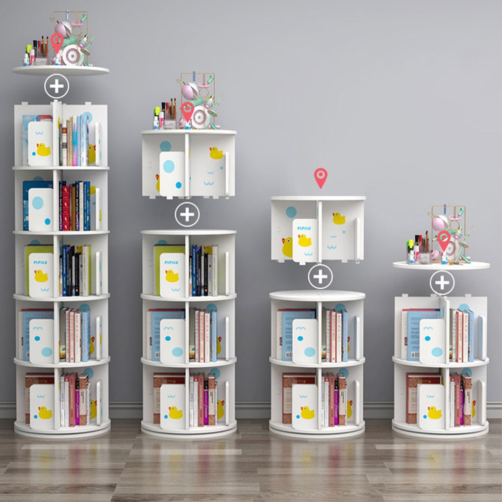 360Home Regal Kinderbuchregal 360° drehbar bodenstehendes Produktbild 4