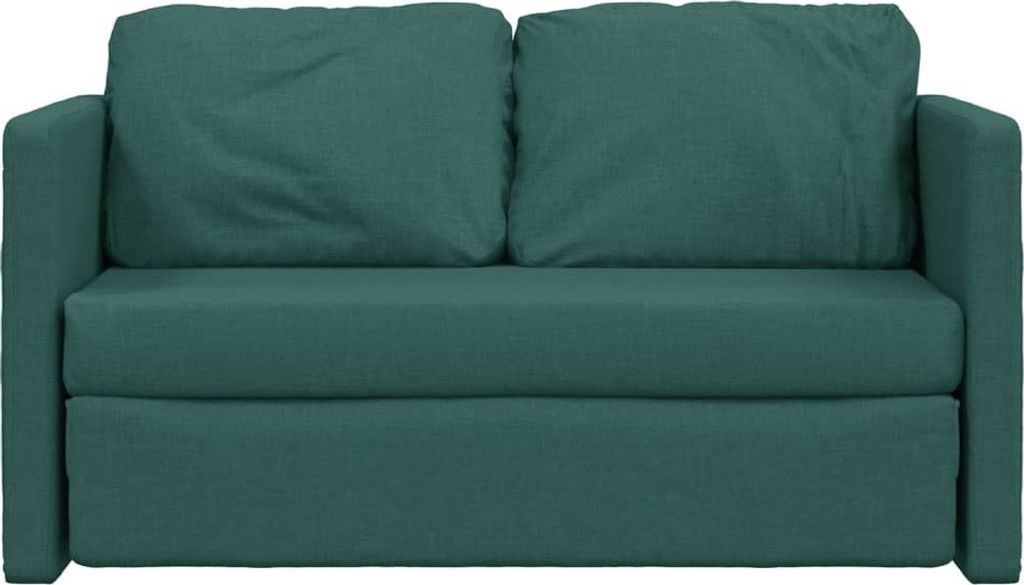 vidaXL Bodensofa mit Schlaffunktion Dunkelgrün 112x174x55 Produktbild 5