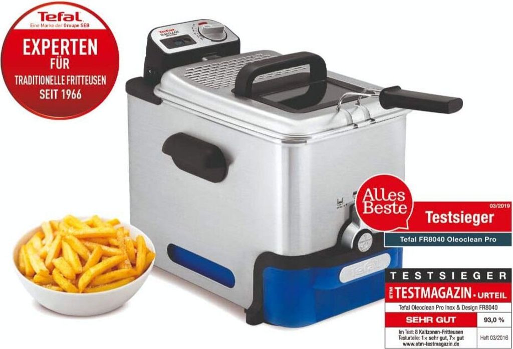 TEFAL Oleoclean PRO FR 8040 INOX &amp; DESIGN - Fritteuse Obrázok produktu 30