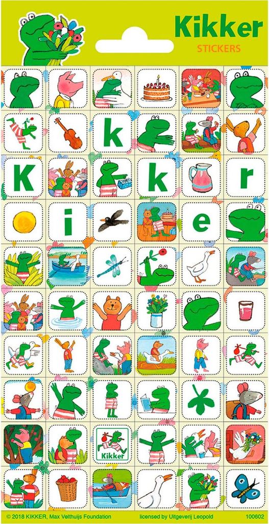 Totum-Aufkleberbogen Frosch und Freunde