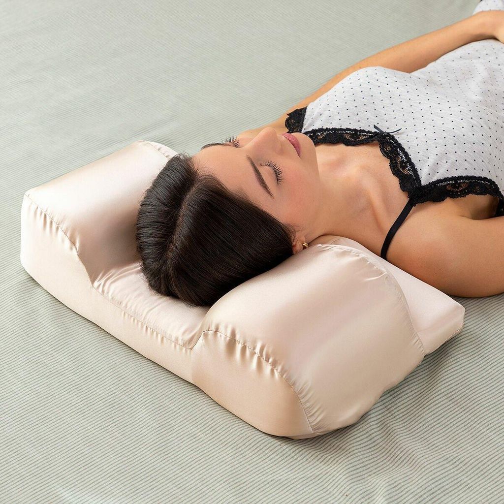 Anti-Falten Nackenkissen mit Satinbezug Youthlow Produktbild 