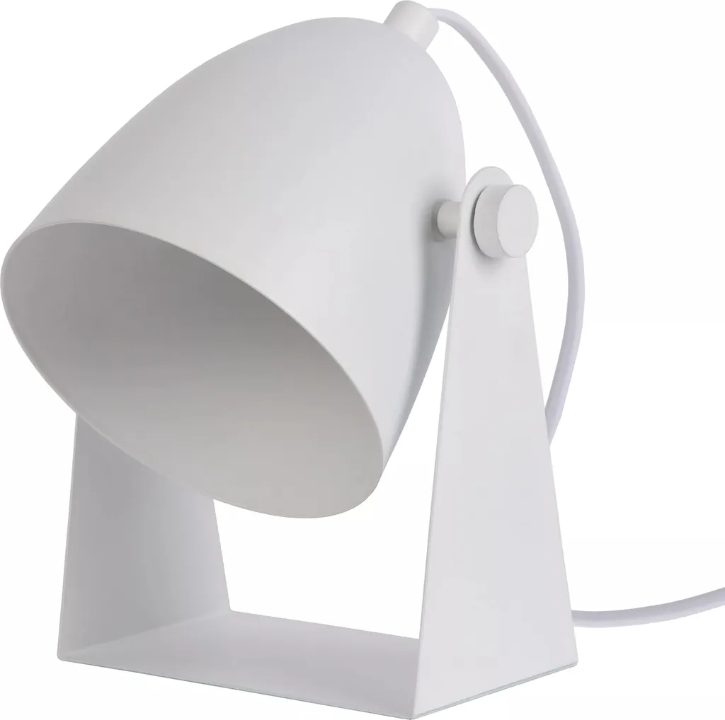 Lucide Chago Lampada da Tavolo Bianca E14 - Faretto Design Scandinavo