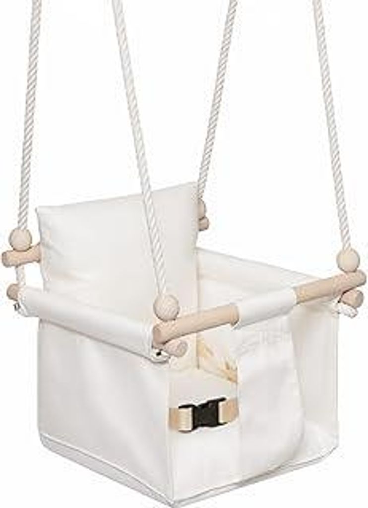 MAMOIBabyschaukel, Baby schaukel Indoor, Kinderschaukel aus Holz, Holzschaukel für Kinder, Schaukeln für türrahmen, Swing, Kleinkinderschaukel f...