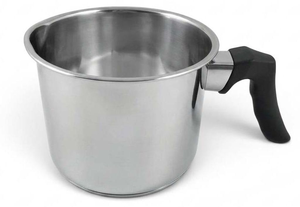 Milchkochtopf 1 Liter 18/10 Edelstahl Rostfrei Milchtopf Ø Produktbild 
