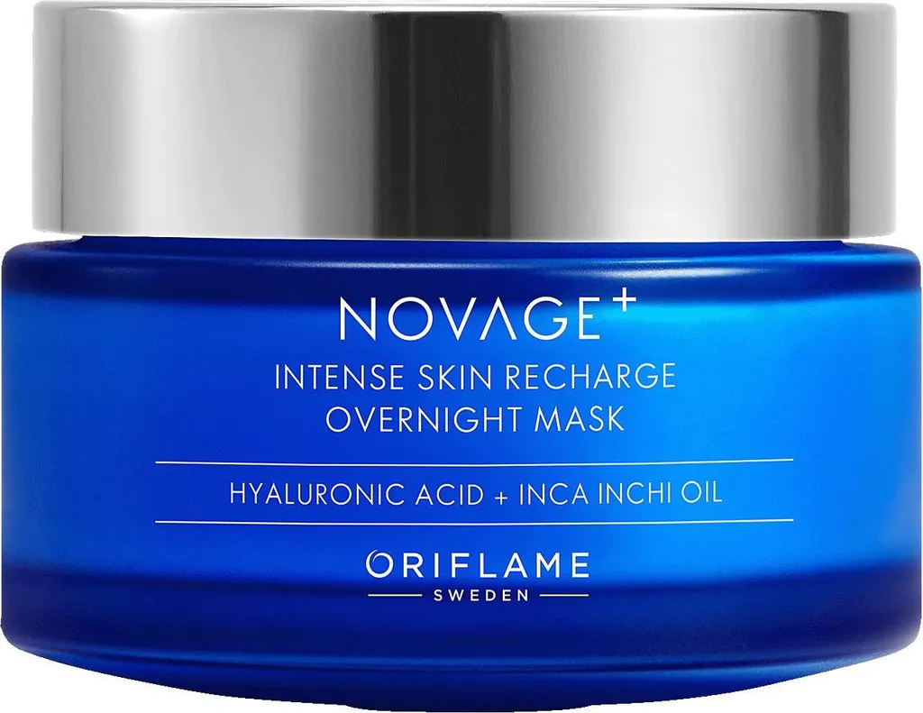 Masque de nuit anti-âge Novage+ Oriflame soin intensif repulpant 50ml