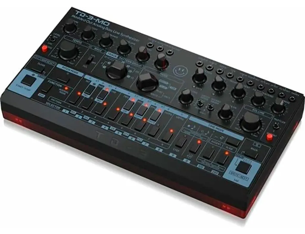 Synthétiseur Analogique de Basse Behringer TD-3-MO-AM Acid Bass Noir 18V