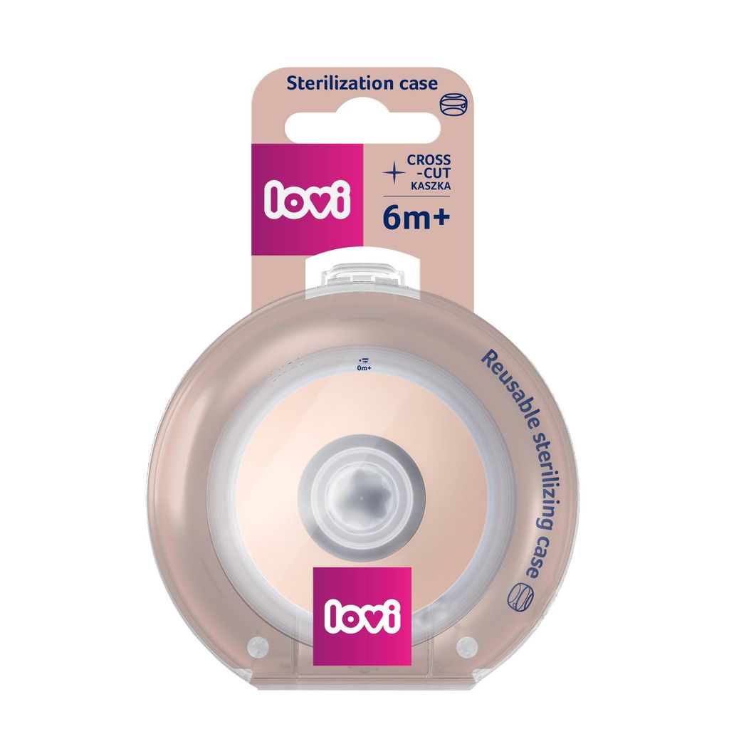 LOVI Mammafeel Tétine pour biberon Dynamique CROSS-CUT 6 m+ Image du produit 