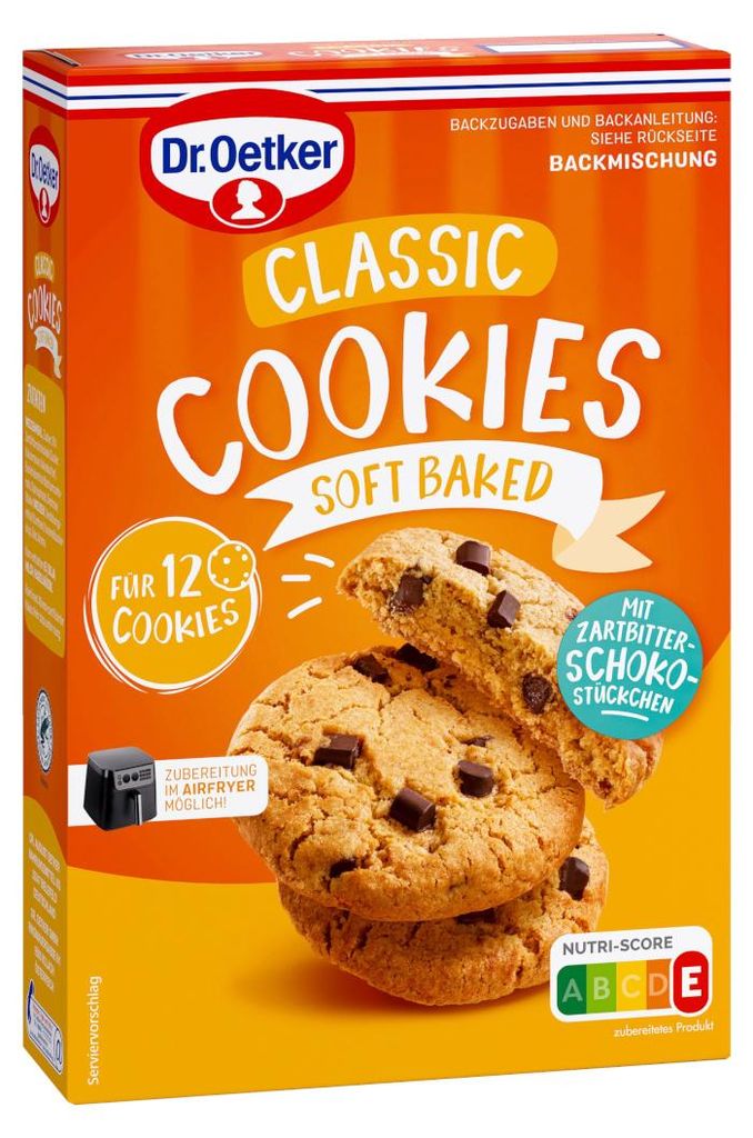 Dr. Oetker Classic Cookies Kekse 395 g Schokoladenkekse Produktbild 