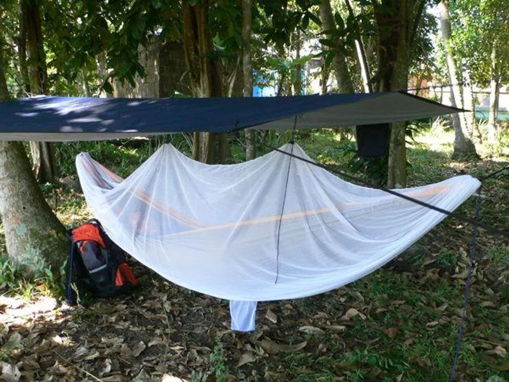 Moustiquaire Blanche 360° Filet Maille Fine - Spéciale Bivouac Hamac - 7