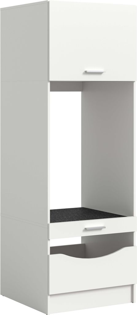 Waschmaschinenunterschrank Free Xonox - Weiß Holzoptik - Produktbild 
