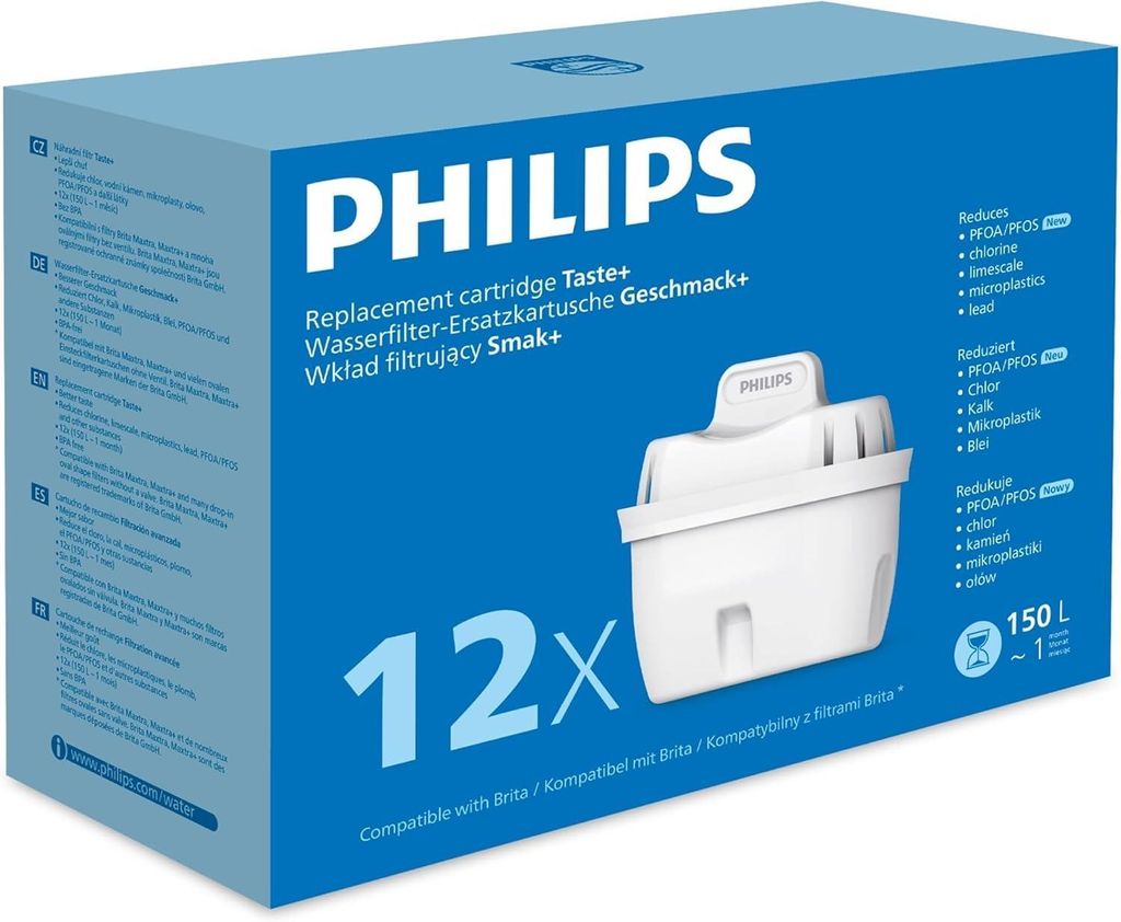 Philips AWP213/10 Filtračná kazeta pre džbán 12 ks Obrázok produktu 