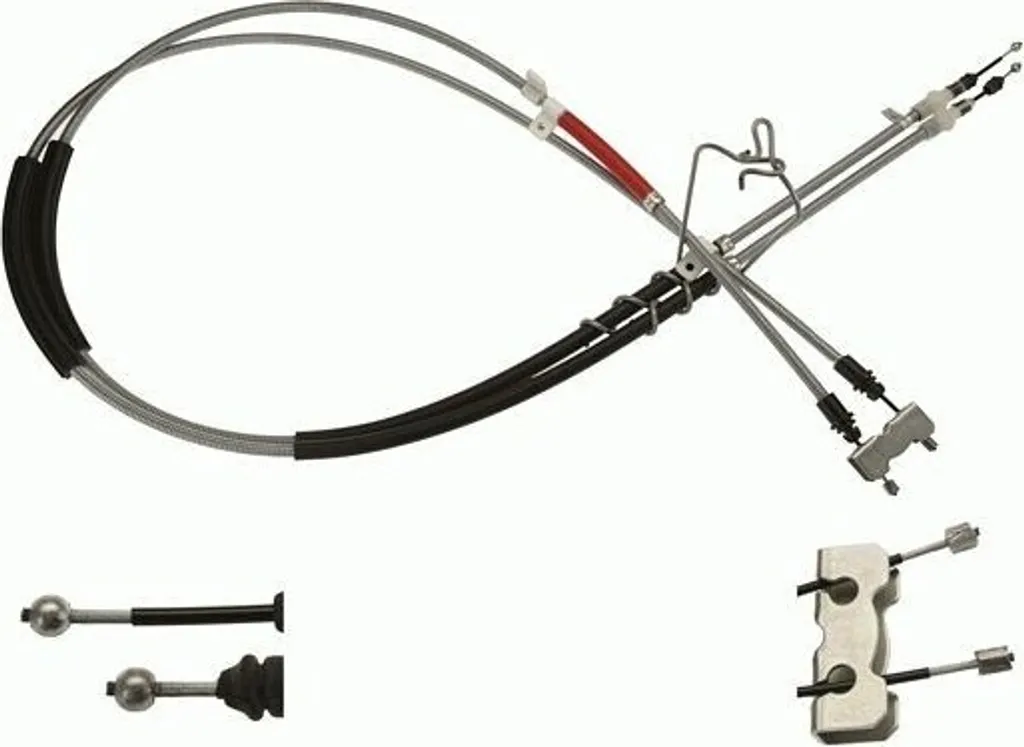 Câble de Frein TRW GCH556 Haute Résistance pour Système de Frein Arrière