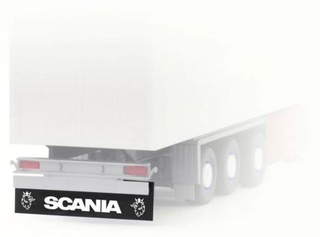 Herpa 054379 - 1:87 Zubehör Heckspritzlappen für Auflieger und LKW"SCANIA" (8St)