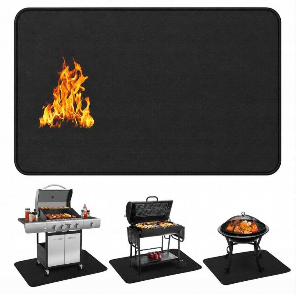 Mata Ochronna Pod Grill 152X102Cm Antypoślizgowa Sbr Gumowa Zdjęcie produktu 