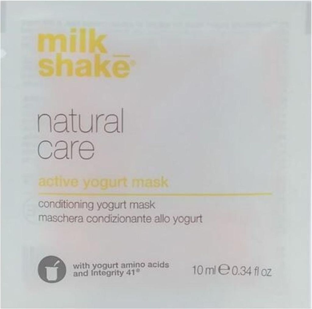 Milk Shake, Natural Care, Hair Cream Treatment, For Moisturizing, 10 ml