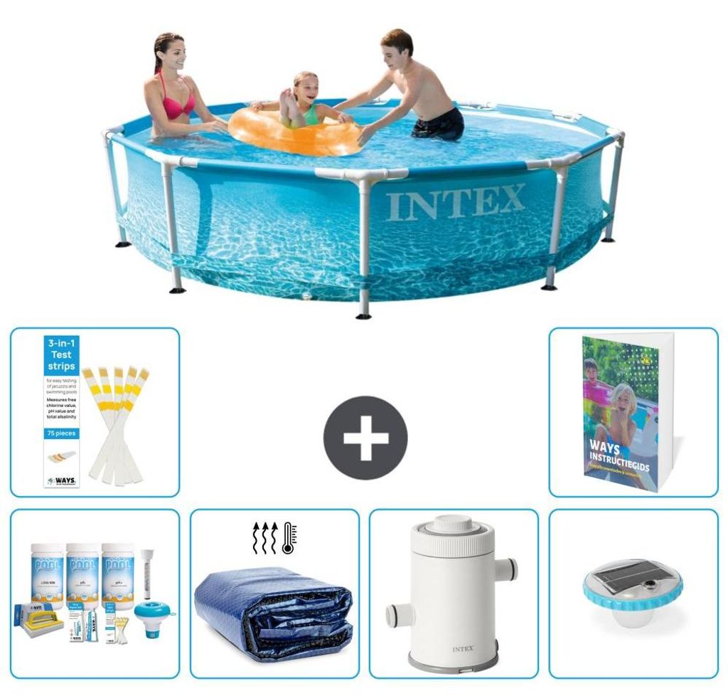 Frame Pool Rund - 305x76 cm - 7-teilig S54