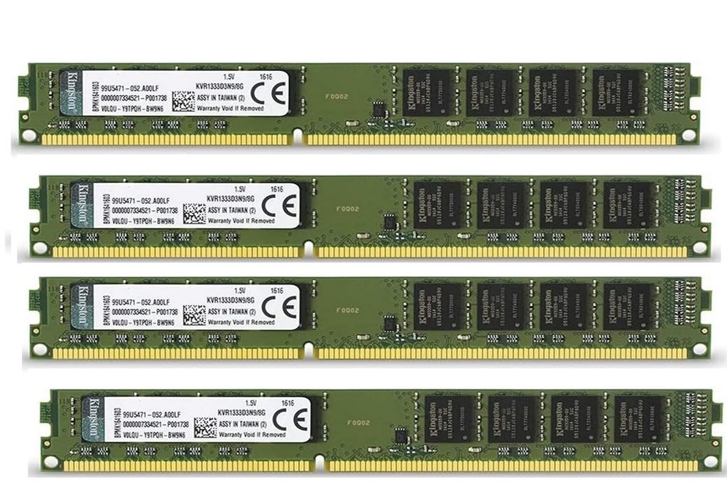 Kingston 32GB 4x 8Gb 1333 MHz DIMM paměti PC-10600 240pin Obrázek produktu 