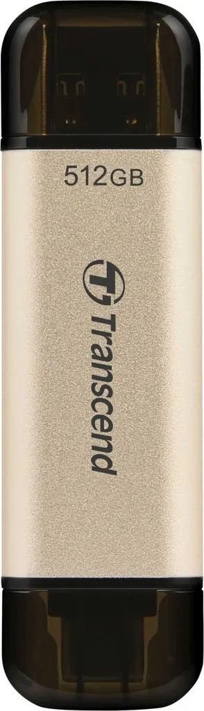 Clé USB 3.2 Transcend JetFlash 930C TLC 512 Go Double Connecteur