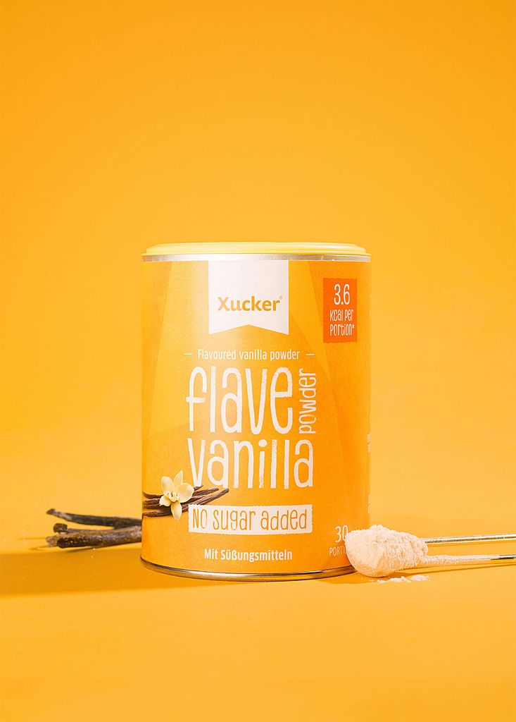 Xucker Flave Powder Vanille, zuckerfreies Geschmackspulver Produktbild 