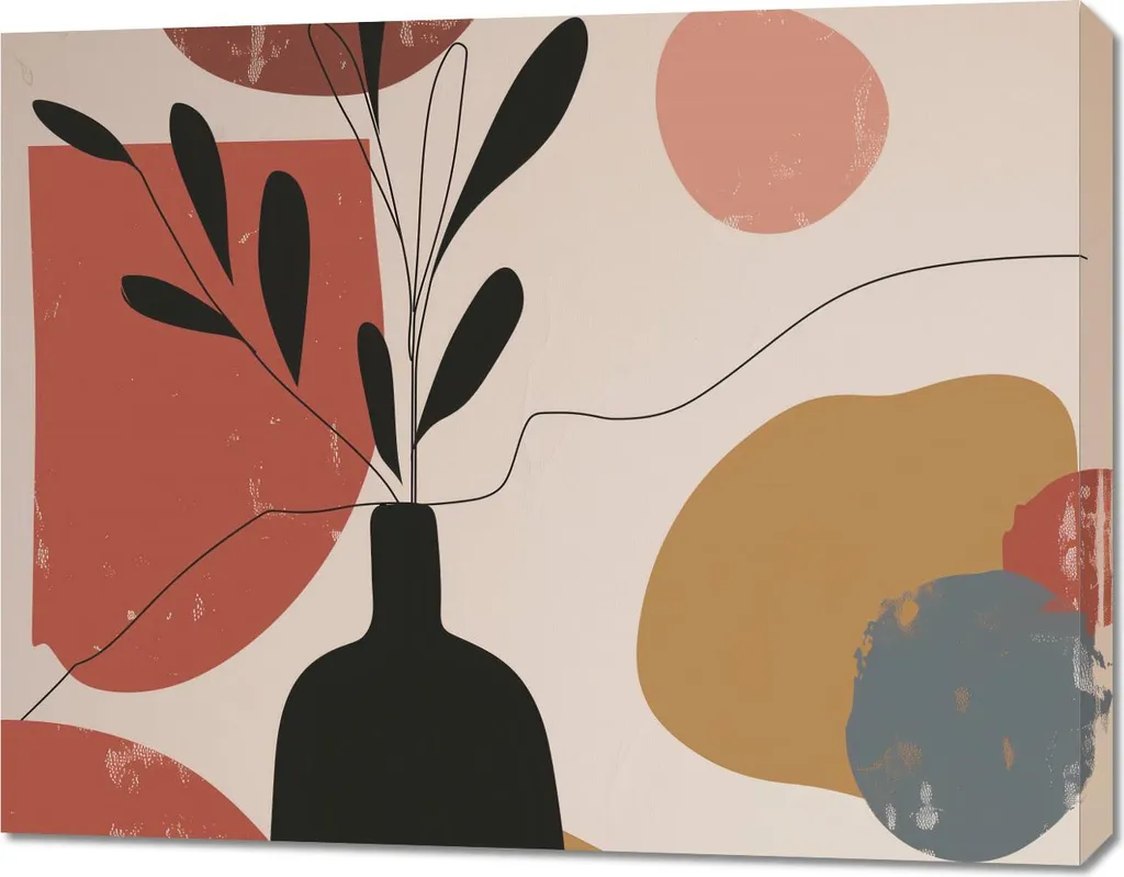 Tableau Courage Moderne 90x70 - Habillez un Mur Vide avec Style et Force