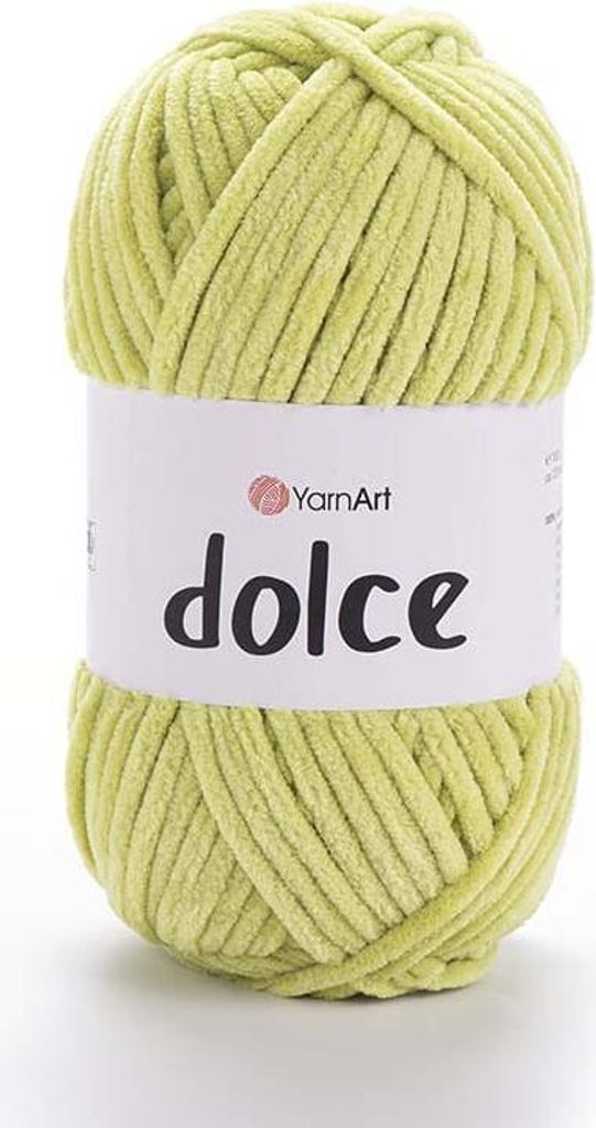 YarnArt Dolce Wolle 799 Pistazie - Weich & Kuschelig, Ideal für Babyartikel