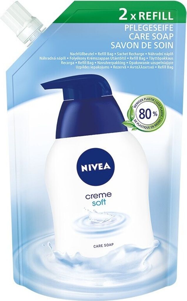 Nivea_Creme Jemné Tekuté Mýdlo V Náplni 500 Ml Obrázek produktu 