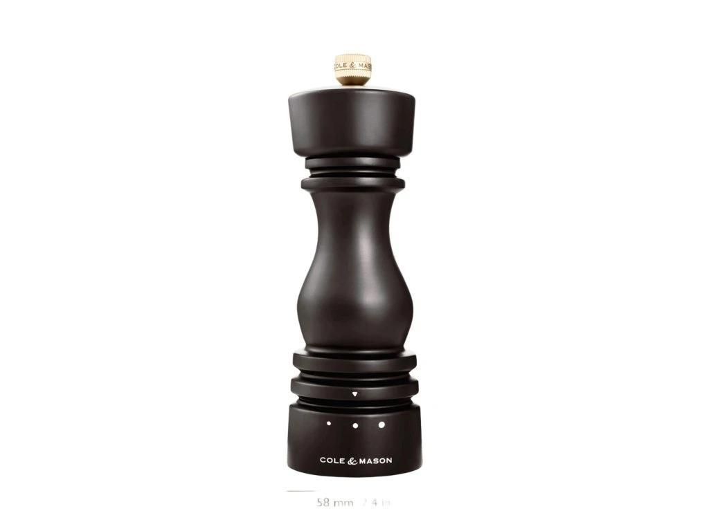 Cole&Mason London Buche dunkel gebeizt Salzmühle Grind Select 18 cm