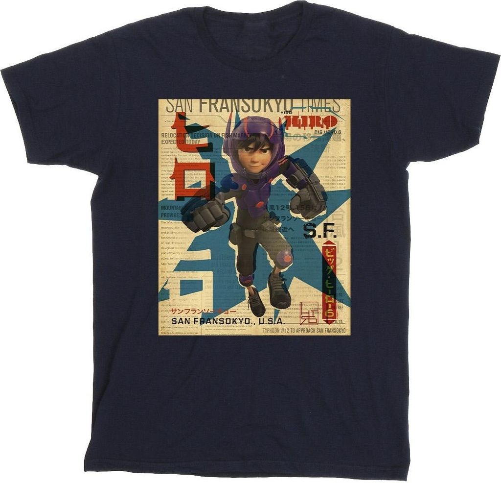 Disney - "Big Hero 6" T-Shirt für Herren BI49344 (3XL) (Marineblau)