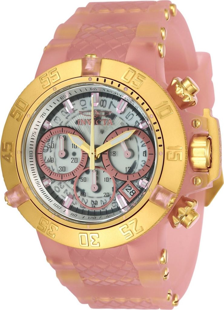 Invicta Subaqua - Noma III 24382 uhr - Wasserdicht - Analog - Quarzuhrwerk - Edelstahl mit weißen zifferblat - 42mm