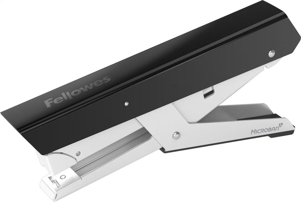 Fellowes - Heftgerät LX890 mit Microban, Vollstreifen, 40 Blatt, schwarz