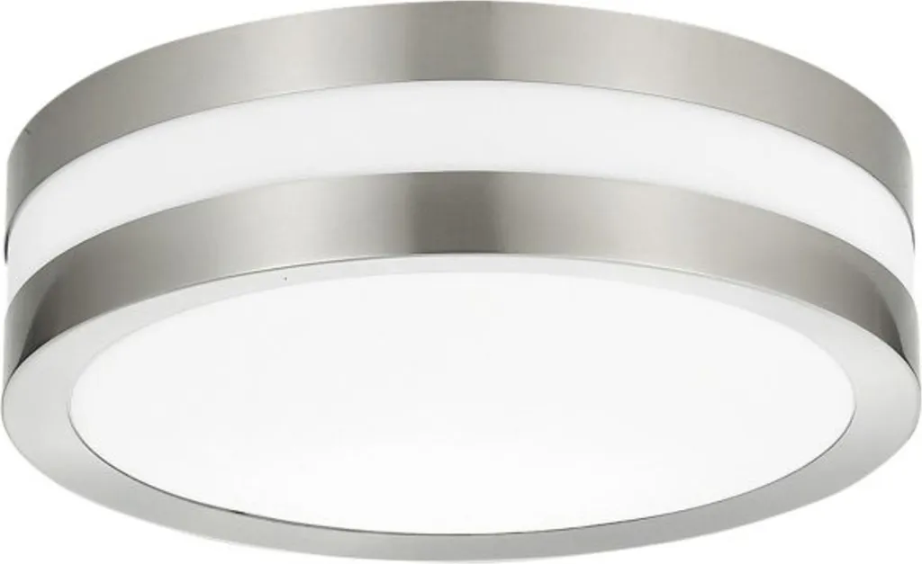 Plafonnier Extérieur Inox Anti-Rouille Stuttgart 2x E27 Rond 285mm Durable