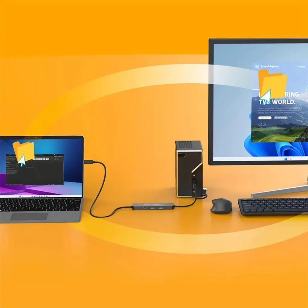 Station d'Accueil Multi-Écran j5create JCH462-N Hub USB-C Adaptateur - 4