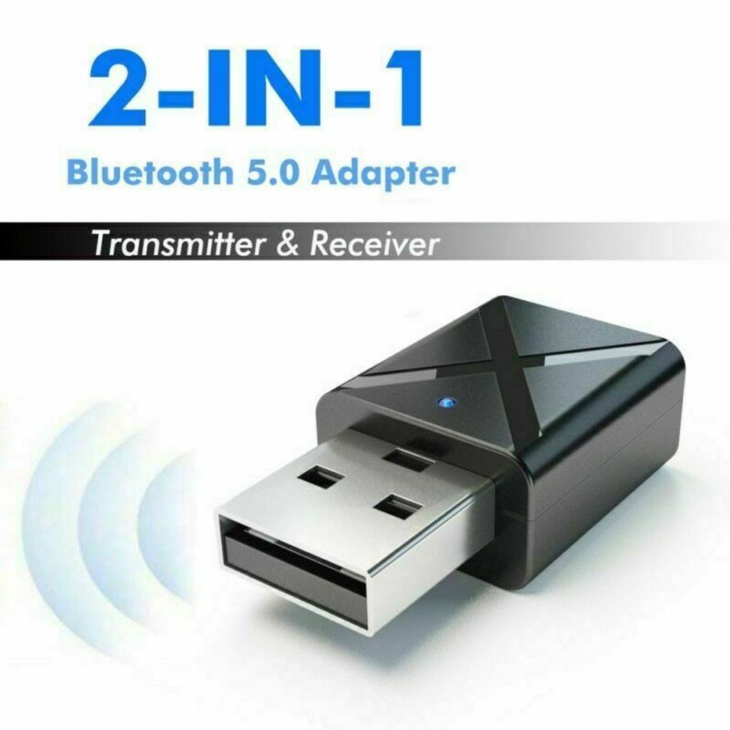 Bluetooth 5.0 USB Stick BT Adapter Mini Nano Dongle EDR High Speed Dual-Mode AUX 