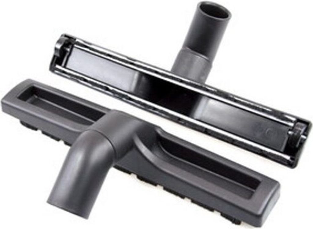 Two vacuum cleaner floor heads on a white background.