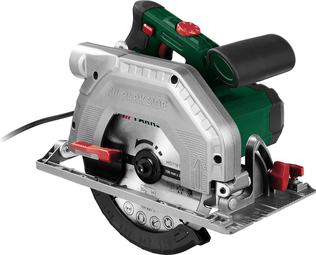 PARKSIDE® Handkreissäge »PHKS 1350 E4« Produktbild 