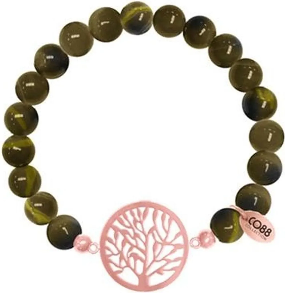 Collana da donna con globo terrestre COLOUR - Impermeabile - Collana regolabile in acciaio inox con ciondolo a forma di mappa del mondo Argento